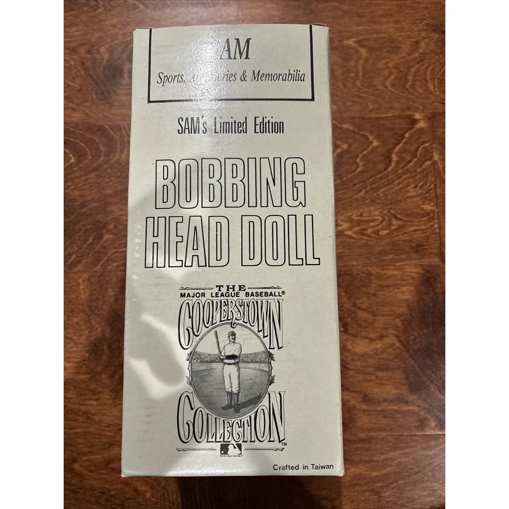 Vintage 1992 Ty Cobb SAM'S Limited Edition Bobbing Head Doll Detroit Tigers NIB - Picture 4 of 10